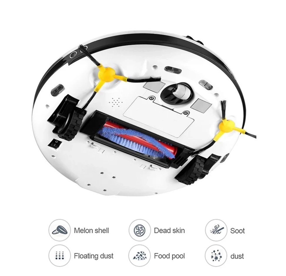 3500Pa odkurzacz Robot kontrola aplikacji silne ssanie do dywanów automatyczne ładowanie duży kosz na śmieci przeciwkolizyjne zamiatanie