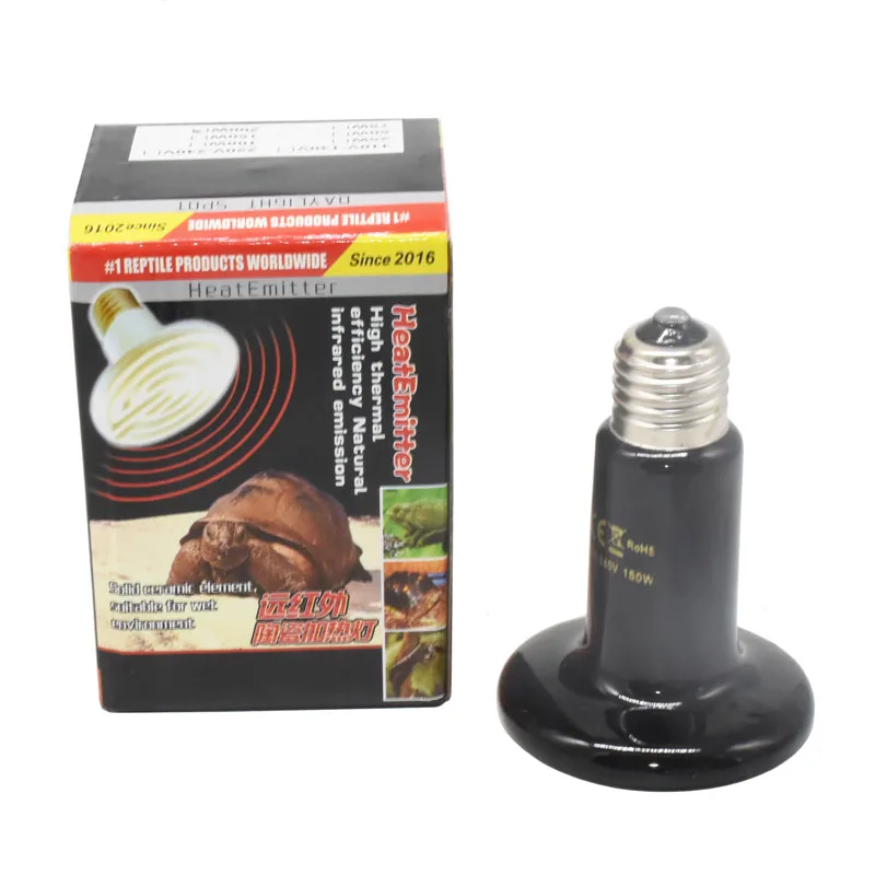 1pcs 25W-200W Heat lamps Pet Heater Snake Tortoises Lizard Hedgehog heating equipment Reptile supplies