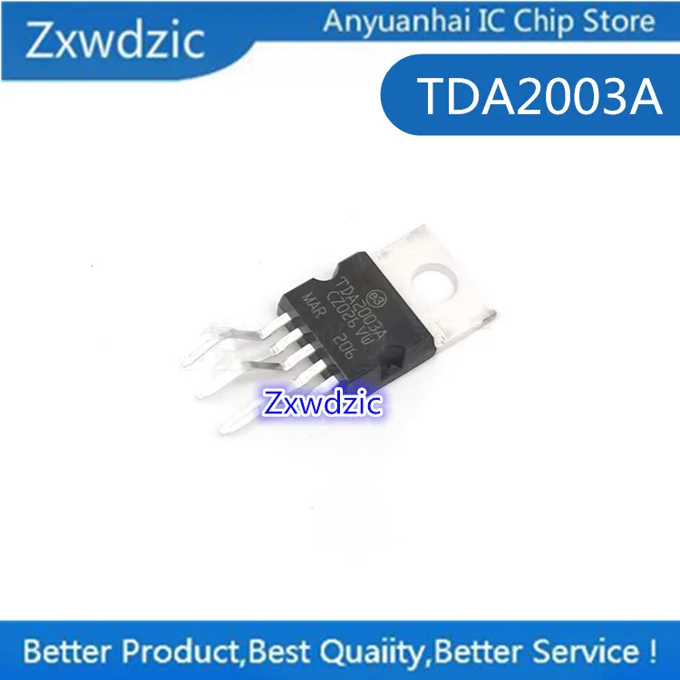 10pcs New Original  TDA2003A  TDA2003 TDA2003AV TO220-5 Audio Amplifier Chip