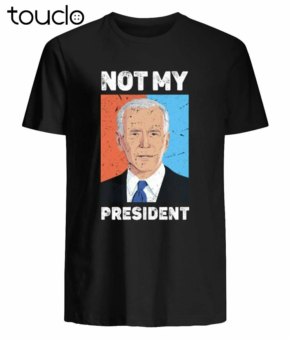 Футболка Джо биден, не мой президент, идея для подарка, рубашка унисекс