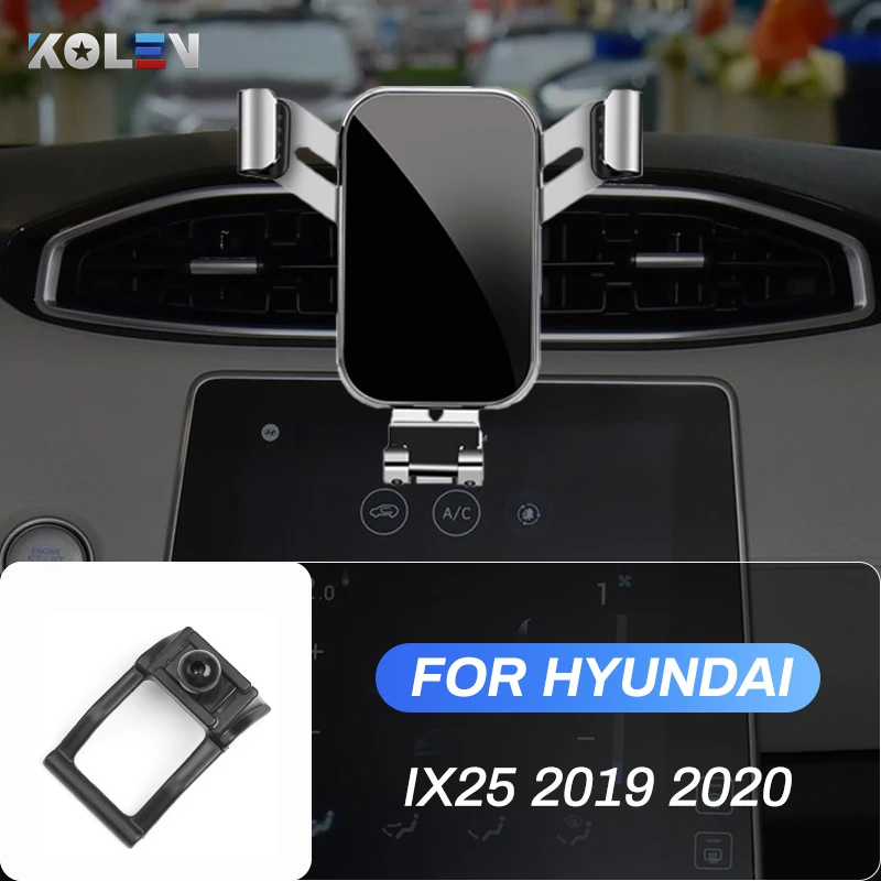 

Автомобильный мобильный телефон держатель для Hyundai IX25 ix25 2019 2020 GPS тяжести стенд, устанавливаемое на вентиляционное отверстие в салоне автомобиля магазин при навигации кронштейн аксессуары для ванной комнаты