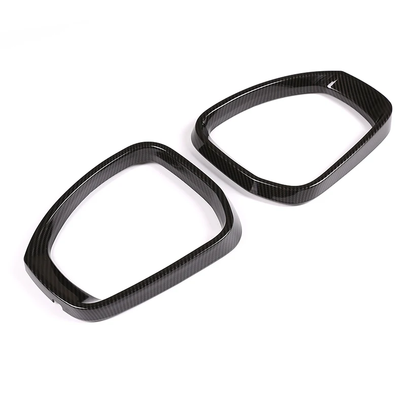 For Discovery 4 2010-2016 For Range Rover Sport RR Vogue 2014-2019 Accessories Carbon Fiber ABS Rearview Mirror Frame Trim 2 Pcs