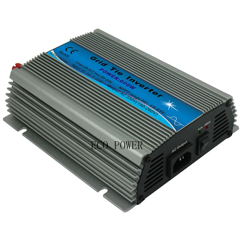 600W Grid Tie Solar Inverter,Mppt Pure Sine Wave Power Inverter,11-32V or 22-60V DC input,120/230V AC output,CE,free shipping