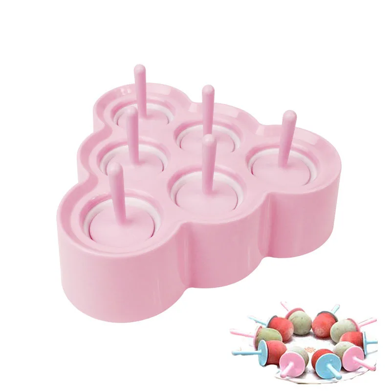 

Mini Silicone Popsicle Molds Baby DIY Ice Cream Molder Food Easy-release Food Greade Ice Cream Tray Holders