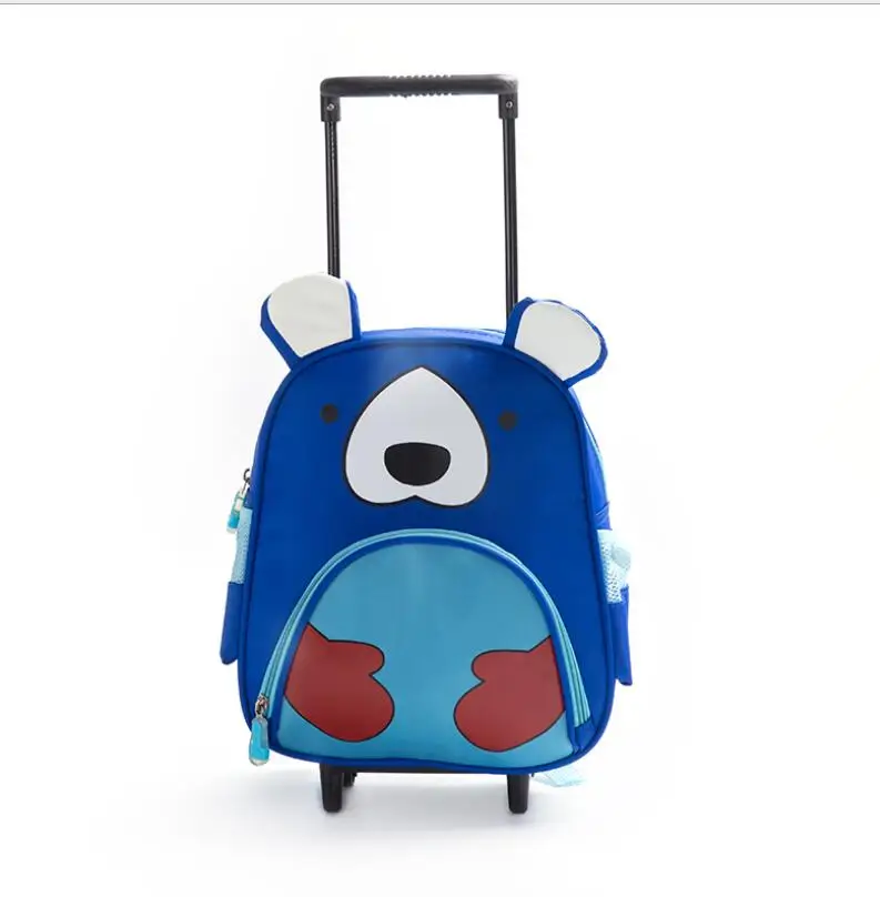 Imagem -04 - Trolley Rolling Backpack For School Double Use Travel Bags For Children Kids Girls Wheeled Kid