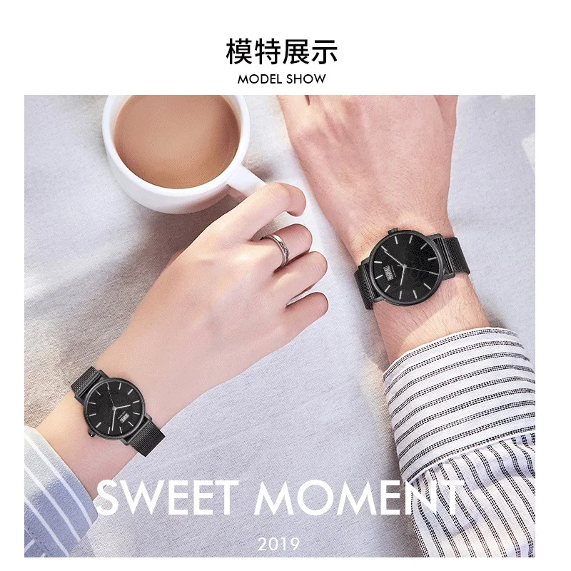 Wunder für Paar Uhren Ameisen mann Wespe Rächer Japan Quarz Armbanduhr Frauen männlich Unisex Saphirglas Liebhaber neue Reloj Homb