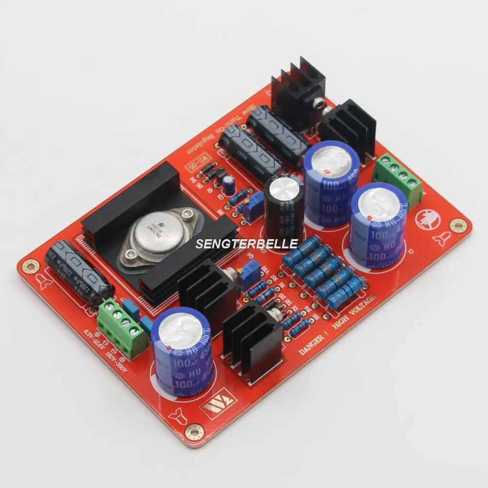 Assembled LM317K High Voltage Power Supply Board +DC150V-350V Adjustment For Tube Preamplifier Board