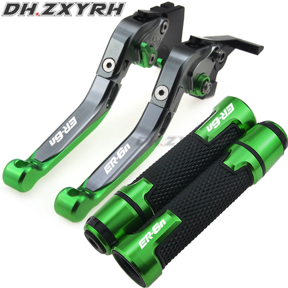 CNC Motorcycle Brakes Clutch Levers Handbar End Grips for KAWASAKI NINJA ER6N ER 6N ER-6N 2006 2007 2008
