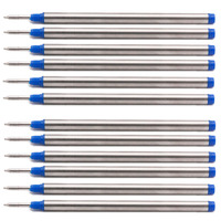 113mmx6mm 0.7 Tip Rollerball Pen Ballpen Refill For Mont Blanc 105159 107878 M506 P163 German Ink MNB107878 M710 H-12 M401