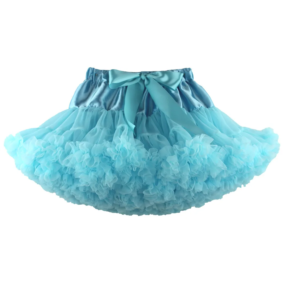 Gonna Tutu per ragazze Petti abito da ballo abbigliamento per bambini danza compleanno Costume abbigliamento da festa gonna Tutu per bambini blu