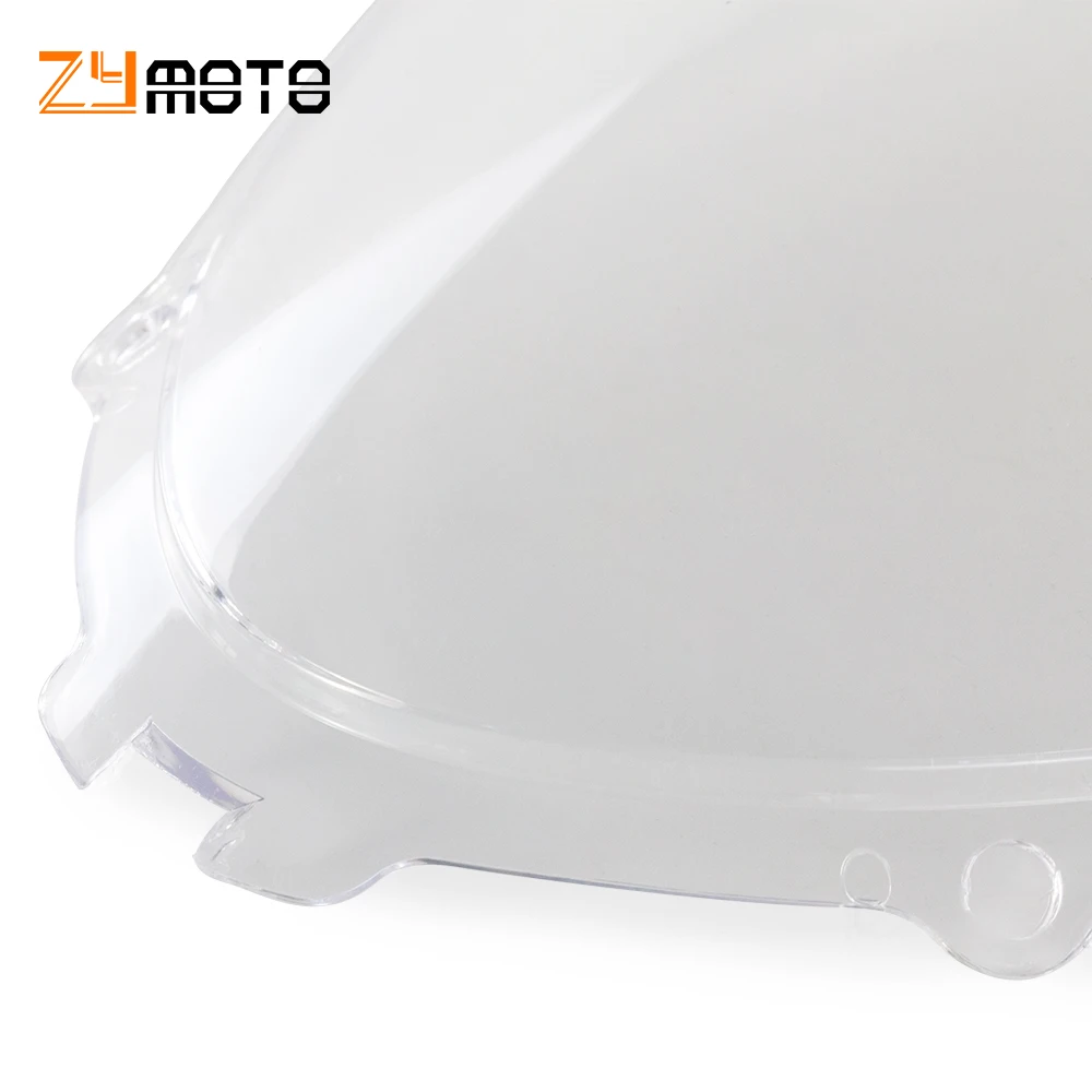 Motorcycle Double Bubble Windshield WindScreen Screen For KAWASAKI NINJA ZX14R ZZR1400 ABS 2006-2020 2019 2018 ZX 14R ZZR 1400