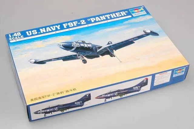 Trumpeter Model 1/48 02832 U.S. Navy F9F-2 Panther