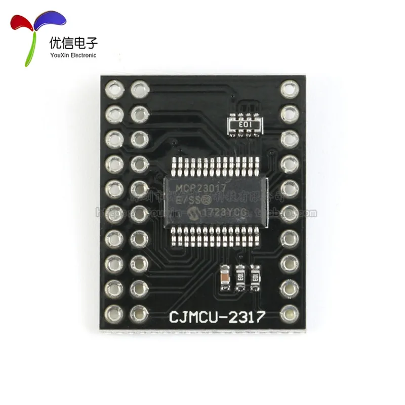 MCP23017 serial interface 16-bit I/O port expander I2C IIC serial port