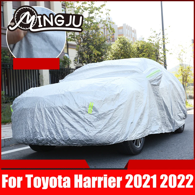 For Toyota Harrier Venza 2021 2022 Car Covers Indoor Outdoor Full Auot Cover Sun UV Snow Dust Resistant Protection Cover