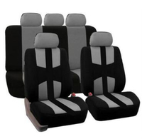 9PCS Universal Auto Car Seat Covers Cushion Full Set Front Rear For Sedans Seat Cover