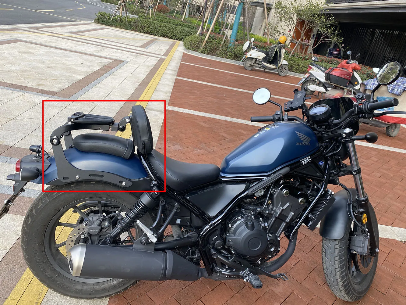 Verstelbare Vouwen Rider Driver Passenger Rugleuning Rearrack Sissy Bar Voor Honda Rebel 2017-2020 Cmx 300 500 CMX300 CMX500 1100