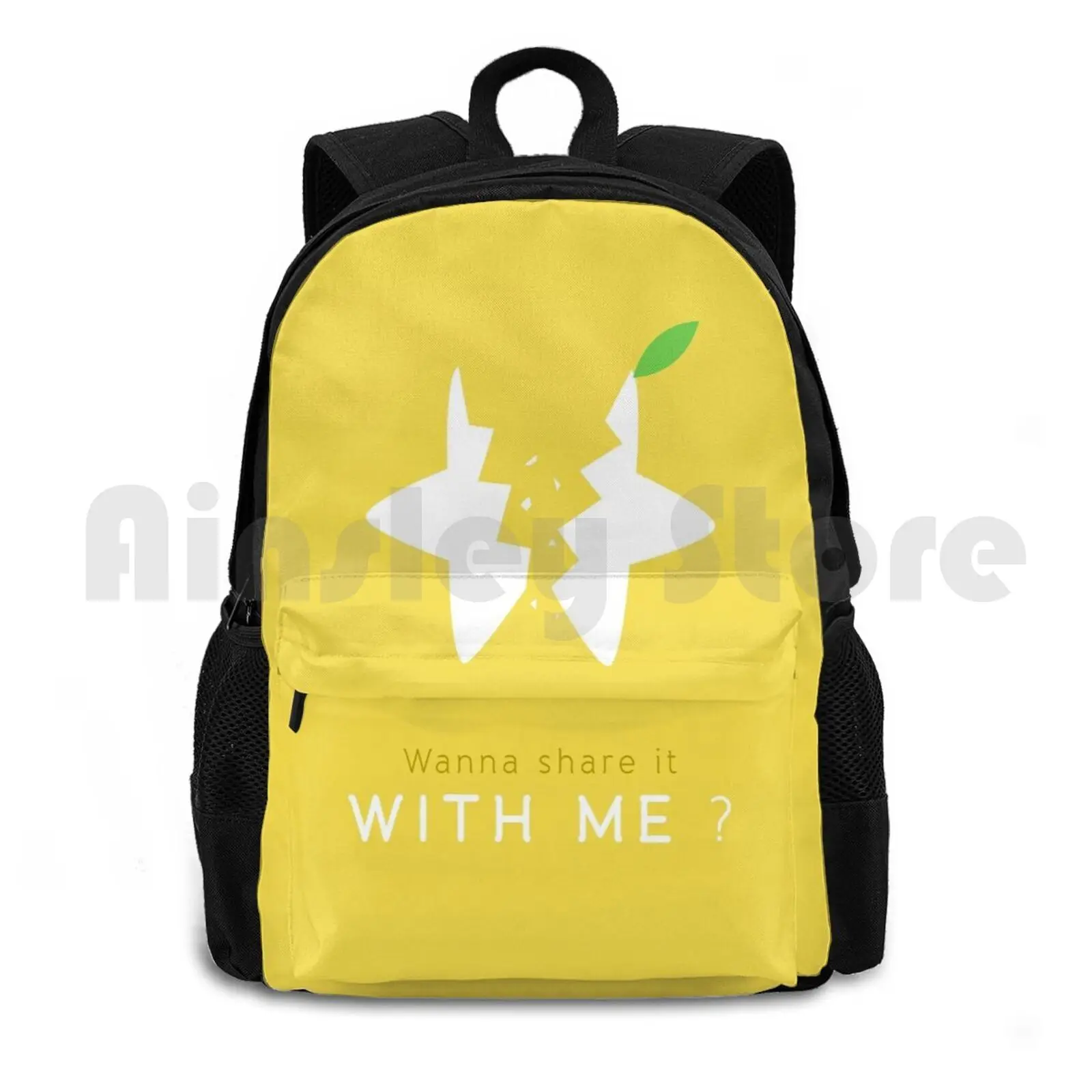 Share With Me A Paopu Fruit Outdoor Hiking Backpack Riding Climbing Sports Bag Kh Kingdom Hearts Square Enix Video Game Game