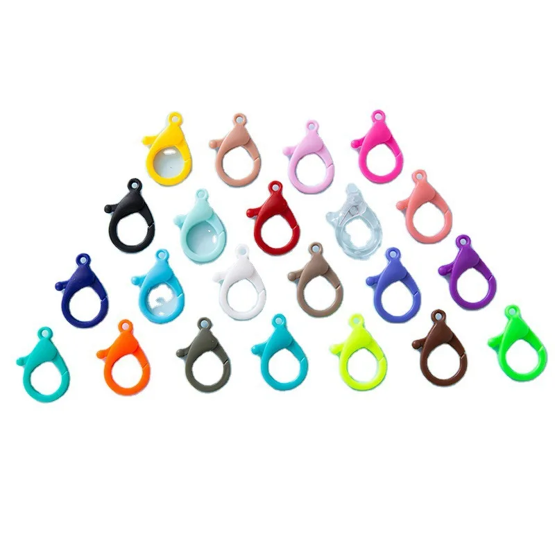 CHONGAI 20pcs 25-35mm DIY Lobster clasp jewlery making supplies  keychain accessories charms chain Accessories