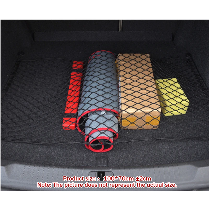 100x70cm Car Trunk Mesh Net Cargo Luggage Trunk for A4 B5 B6 B8 A6 C5 C6 A3 A5 Q3 Q5 Q7 E46 E39 E90 E36 E60 E34 E30 F30 F10