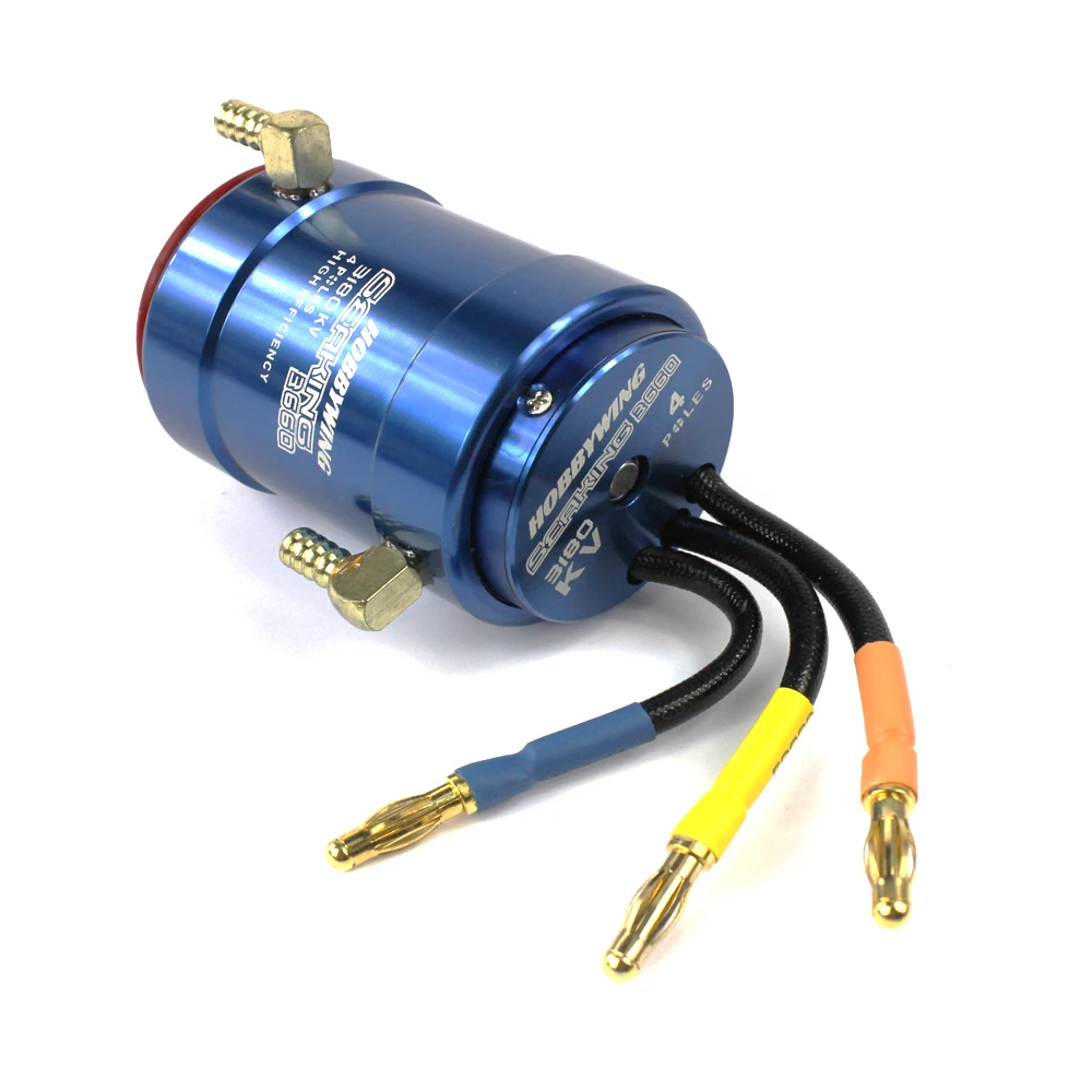 

New Hobbywing SeaKing 2040SL 4800KV /2848SL 3900KV /3660SL 3180KV Brushless Motor W/Water-cooling for RC Boat High quality