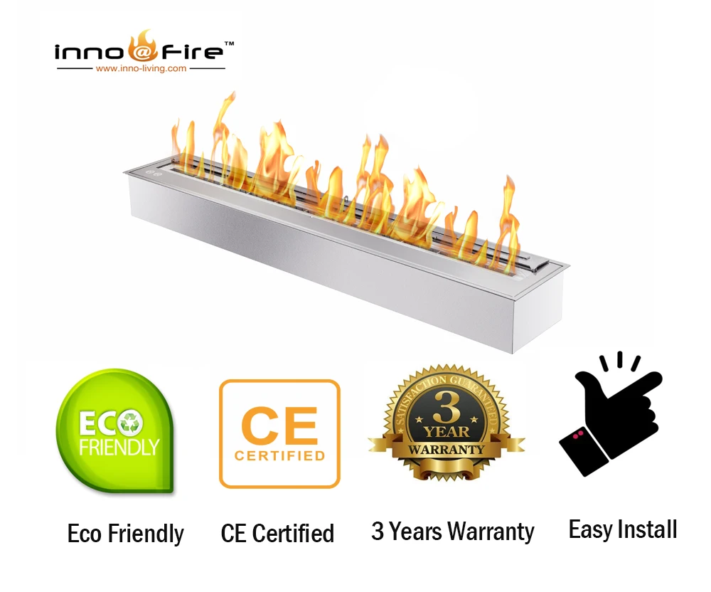 

Inno living fire 48 inch indoor use bio ethanol alcohol fireplaces