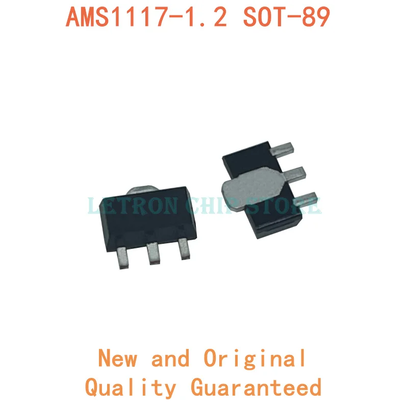 20PCS AMS1117-1.2 SOT89 AMS1117 1.2V SOT-89 Voltage Regulator new and original IC Chipset