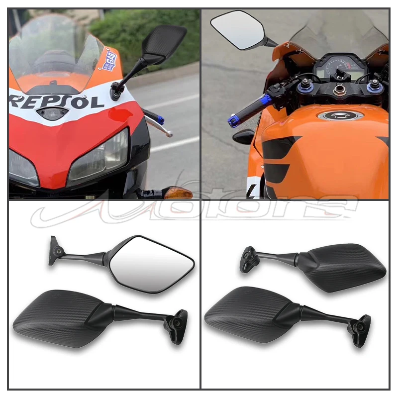 ホンダcbr600,cbr 600,f4,f4i,cbr600rr,f5,rc51,rvt1000r,rvt 1000r,vtr1000,cbr1000rr用バックミラー