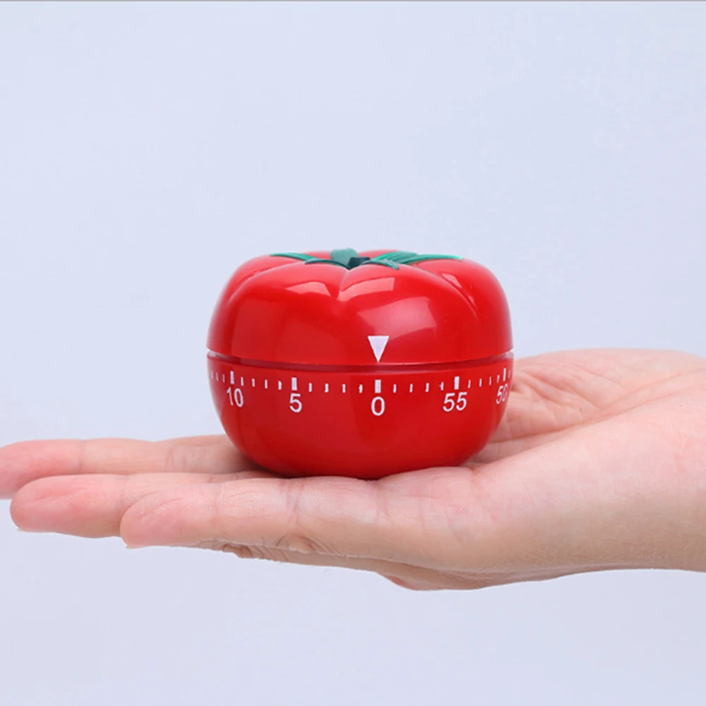 Imagem -02 - Timer de Tomate Temporizador de Cozinha Fofo e Lembrete de Cozinhar Alarme Relógio Criativo de Cozinha Timer Mecânico para Contagem Regressiva