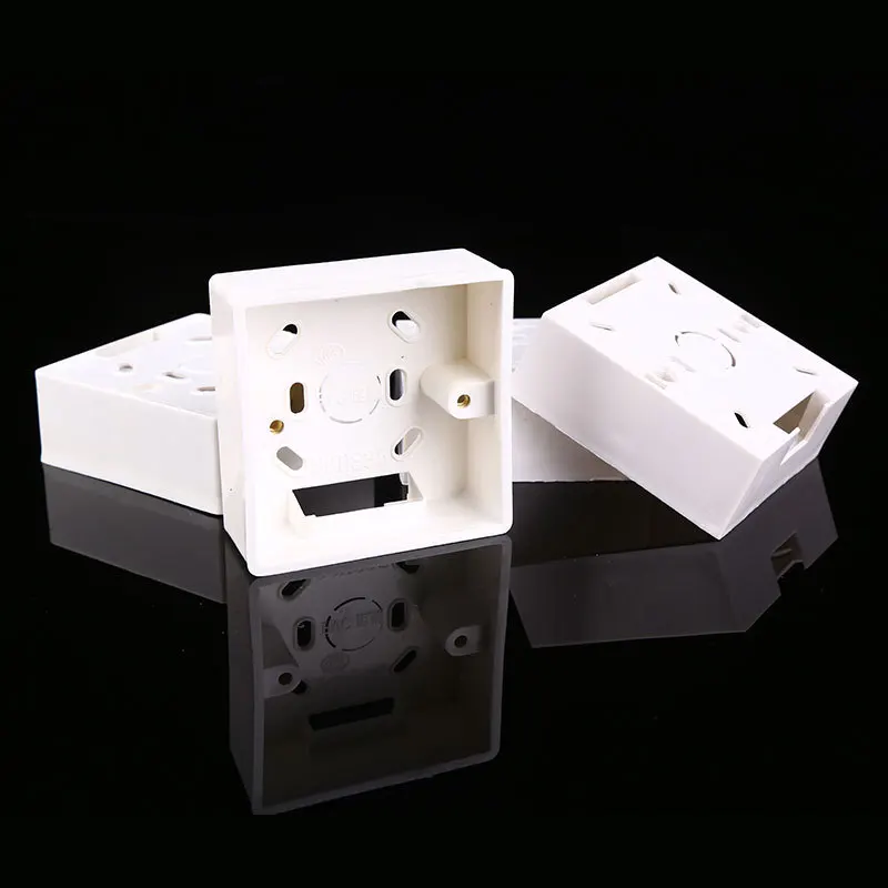 30pcs Bottom Box Outlet 86 Type Bottom Box Switch Socket Panel Junction Box Offline Box Wall Mount Base