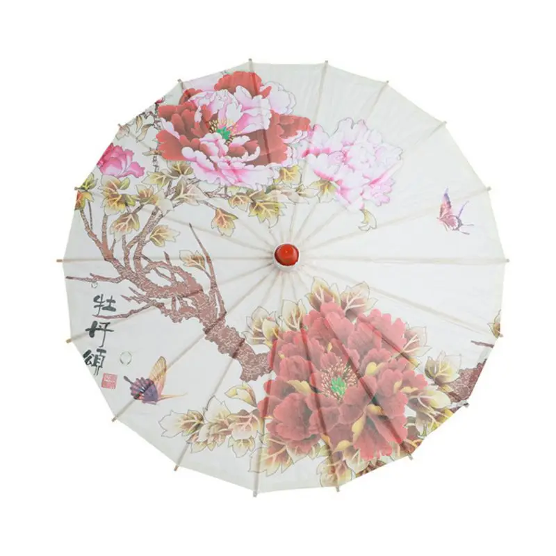 2022 Silk Cloth Japanese Classical Umbrella Art Oil Paper Painted Chinese Traditional Umbrella Cosplay Photo Prop Dance Umbrella