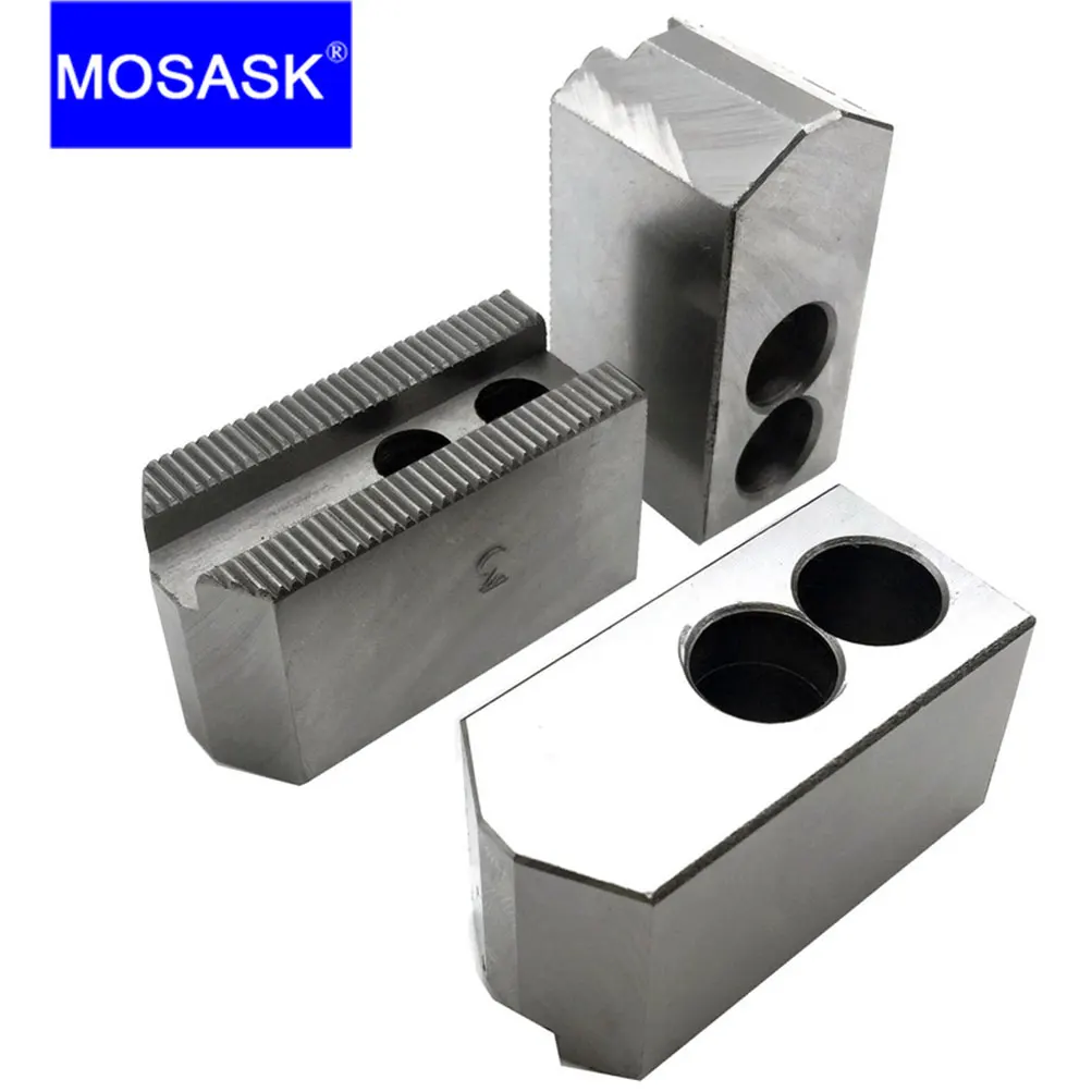 Imagem -04 - Mosask Torno Cnc Boring Tool Mandíbulas Macias Ocas Padrão Usinagem de Corte 120 Graus 10 12 Polegadas