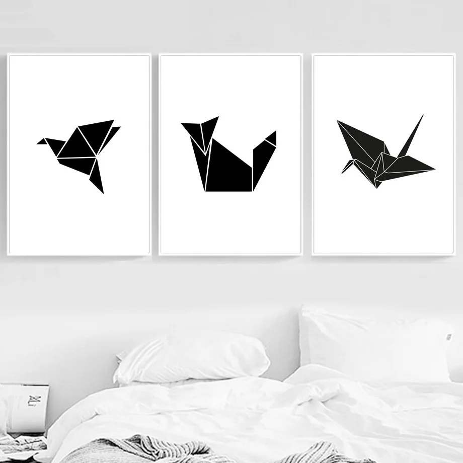 Modular Nordic Printed Pictures Reduced Geometry Home Decoration Paintings For Office Simples Style Canvas Poster Wall Artwork