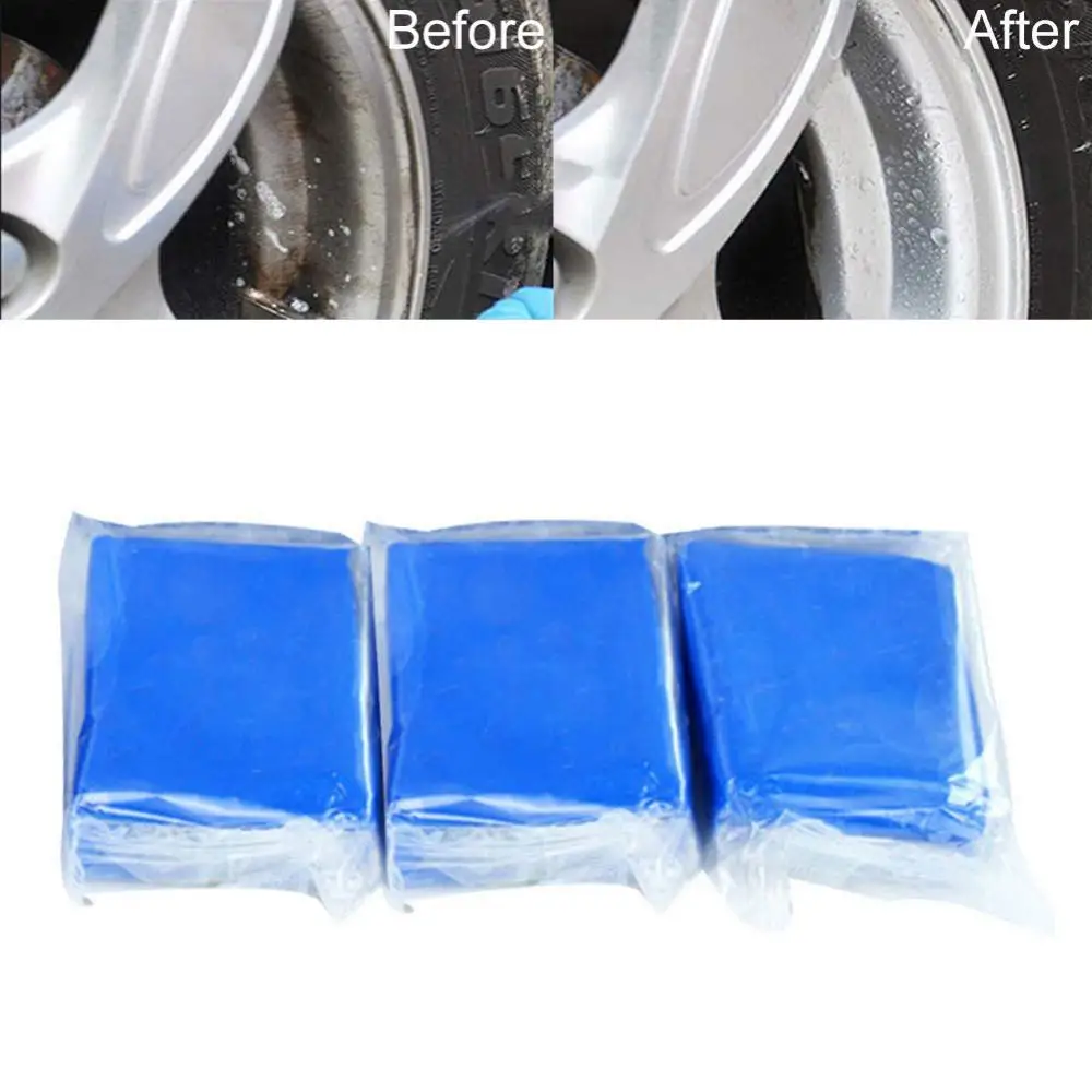 80% 2021 Hot Sell 3Pcs 100g Car Vehicle Decontamination Paint Care Washing Cleaning Mud Clay Bar