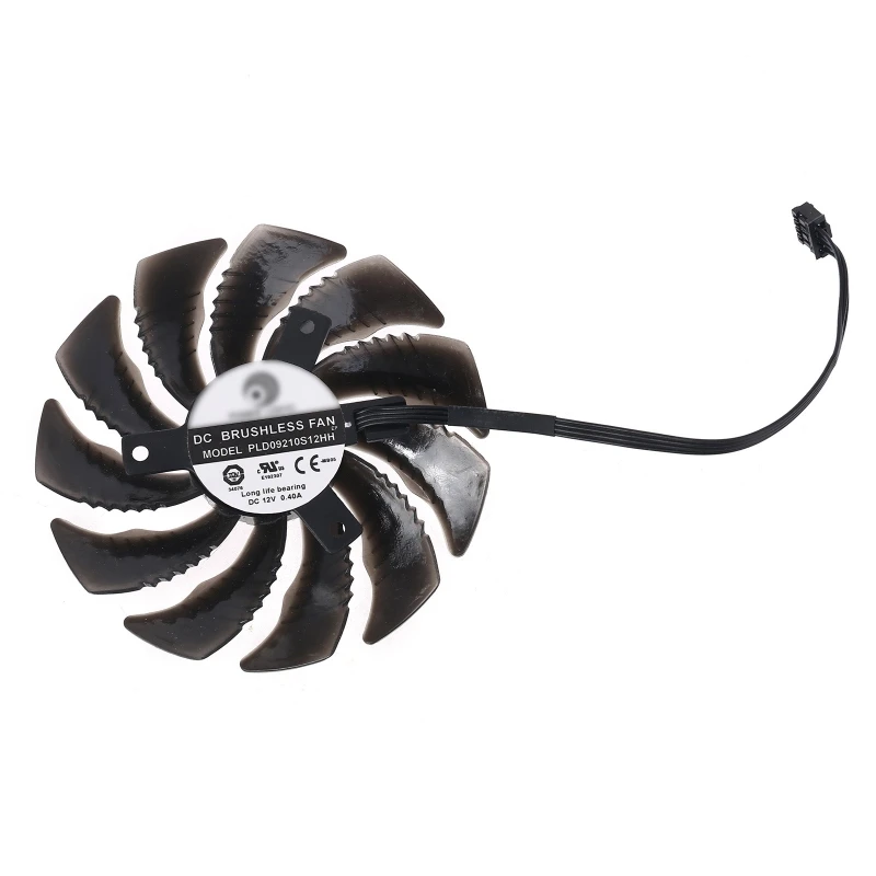 4Pin Graphics Card Cooling Fan PLD09210S12HH T129215SU GTX1060/1080/1070 GPU Cooler Fan for Gigabyte GTX1080 Mini ITX