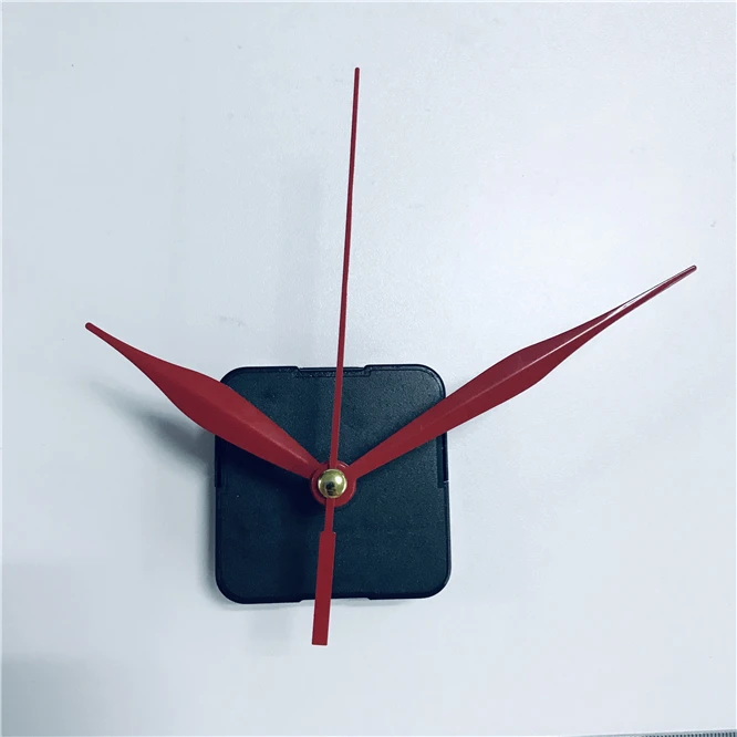 Silent DIY Clock Quartz Watch Wall Clock Movement Mechanism 22mm Parts Repair Replacement Essential Accessories with red hands