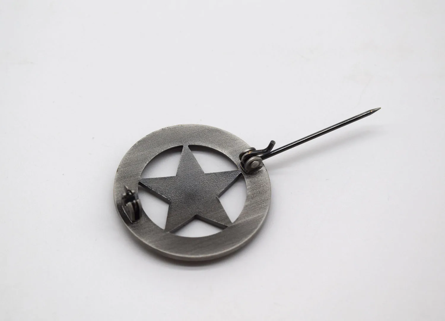 US Texas Rangers SGT Badge Pin Replica