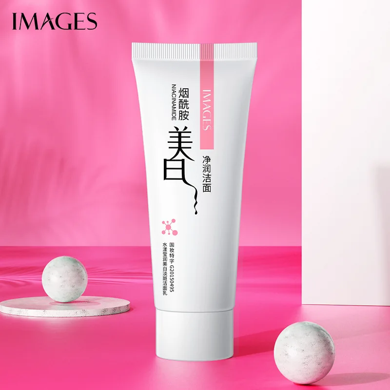 Bioaqua Images Whitening cleanser deep cleansing improve coarse moisturizing salubrious oil-control acne removing cleanser