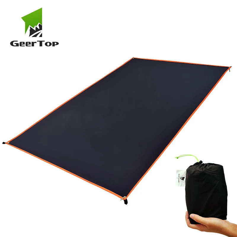 GeerTop Camping Tent Tarp Ultralight Waterproof Picnic Mat Coating Sun Shelter Mutifunctional Footprint Hiking Tourist Outdoor