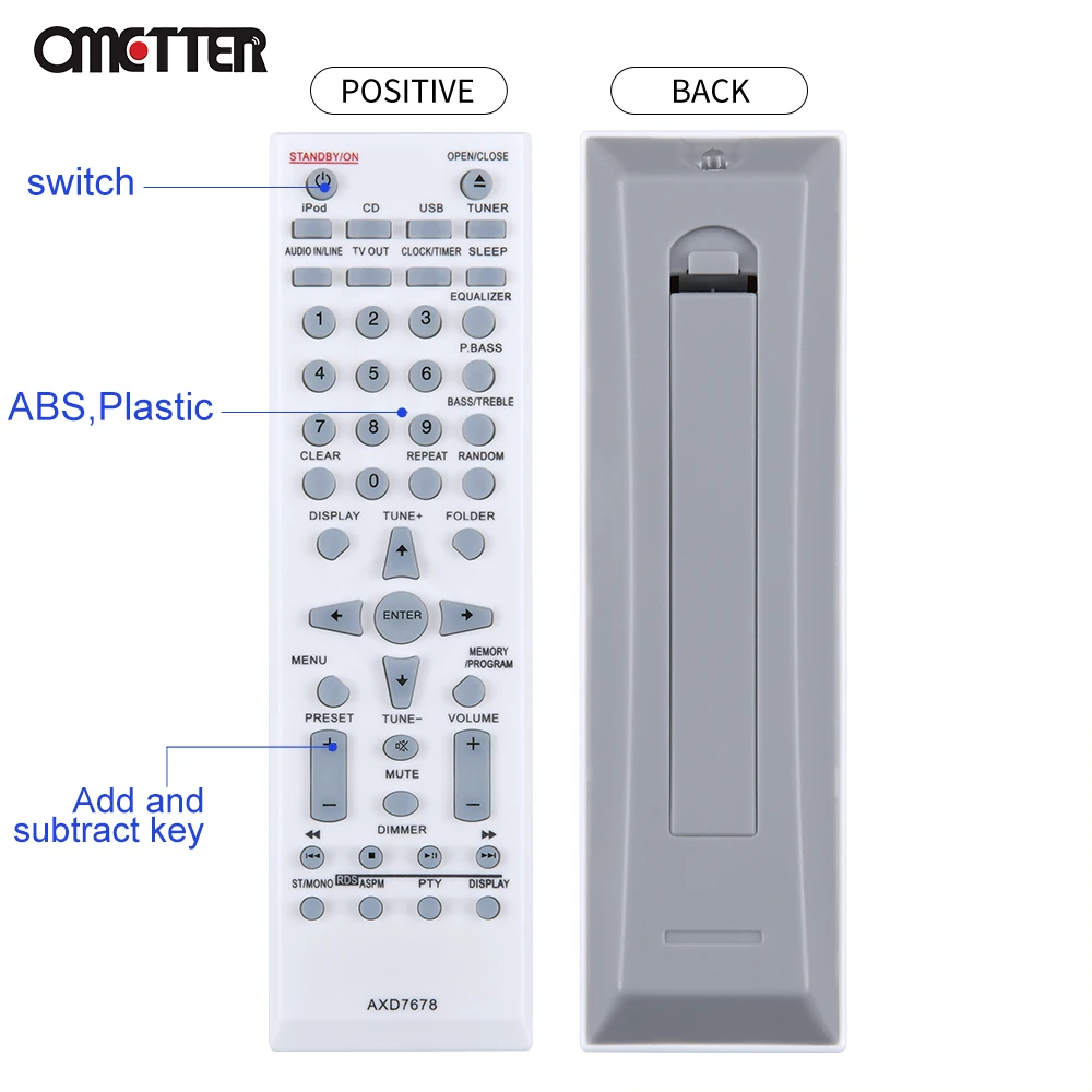 新しいリモートコントロールパイオニアのための適切なAXD7678オーディオプレーヤーコントローラ