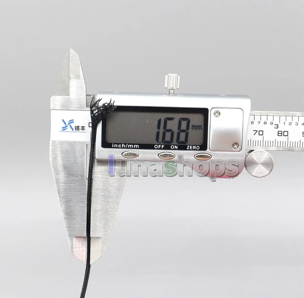 ЛН 006466   1 м OCC посеребренная тканая проволочная ткань 32*0,05 мм + 28*0,08 мм наружный диаметр: 1,7 мм для DIY пользовательского кабеля для наушников