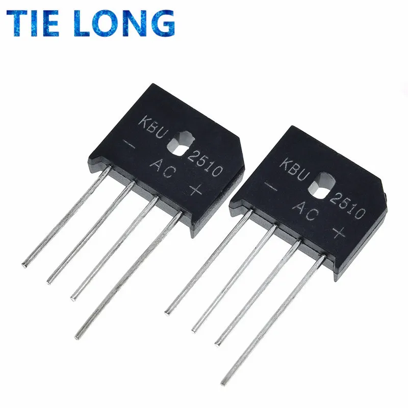 5PCS 25A 1000V Diode Bridge Rectifier KBU2510