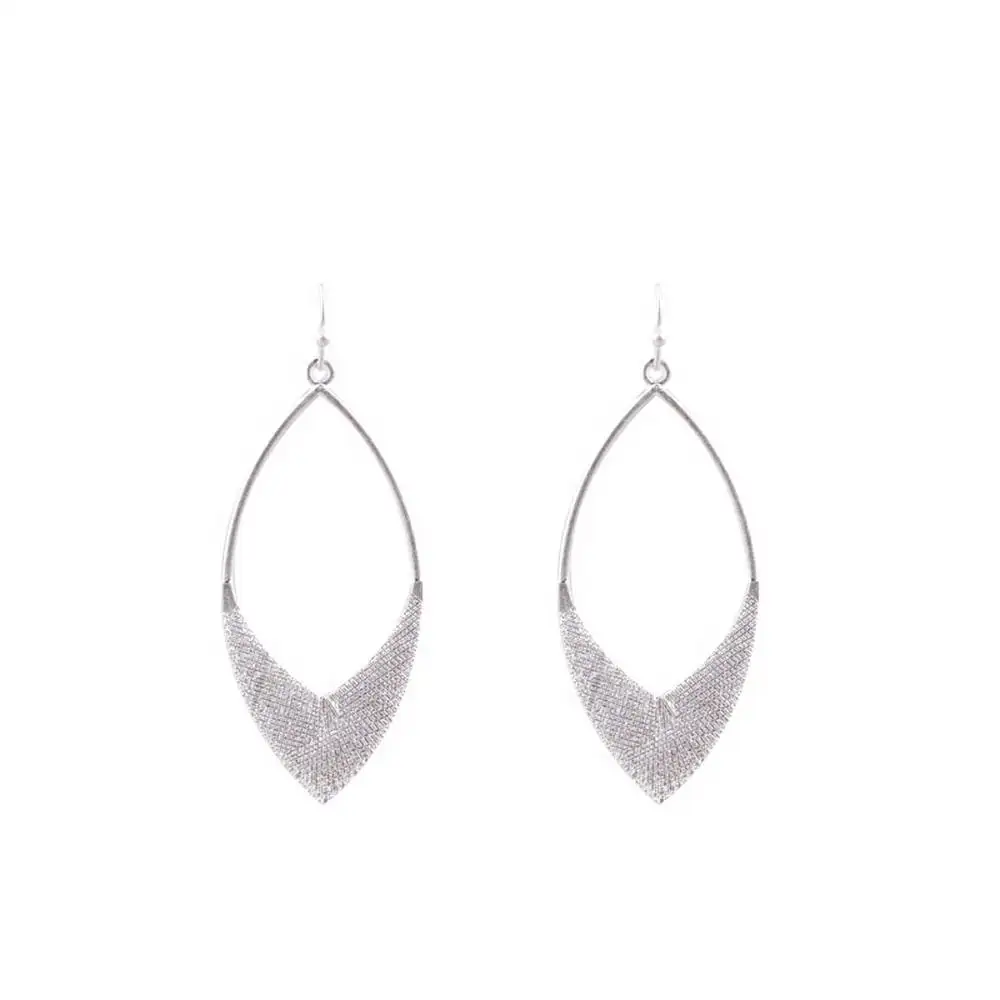 E7191 ZWPON Circle Metal Cut Out Dangle Earrings for Women 2020 New Arrival Hammered Arrow Earrings Jewelry Wholesale