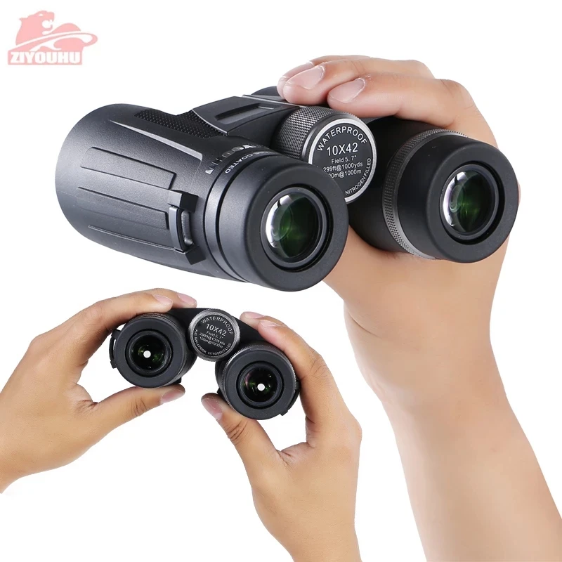 10X42 Professional Binocular Telescope HD Sight Scope Low-light Level Vision Telescope Waterproof For Outdoor Hunting Device