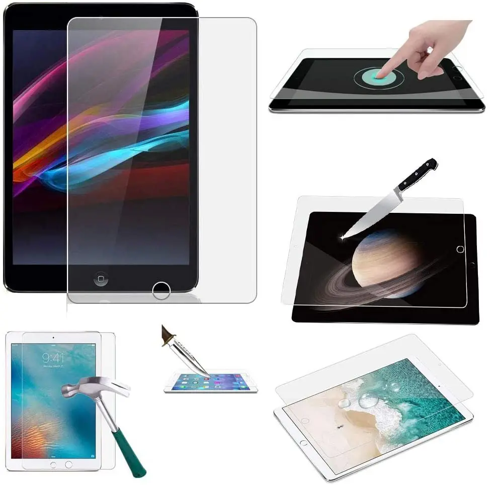 Tablet Tempered Glass Screen Protector Cover for Apple IPad 3/IPad 2/ IPad 4 9.7 Inch Anti-Fingerprint Tempered Film