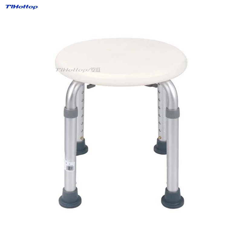 Tlhottop-Anti-skid Round Stool for the Elderly, Bath Chair, Solid, Easy to Install