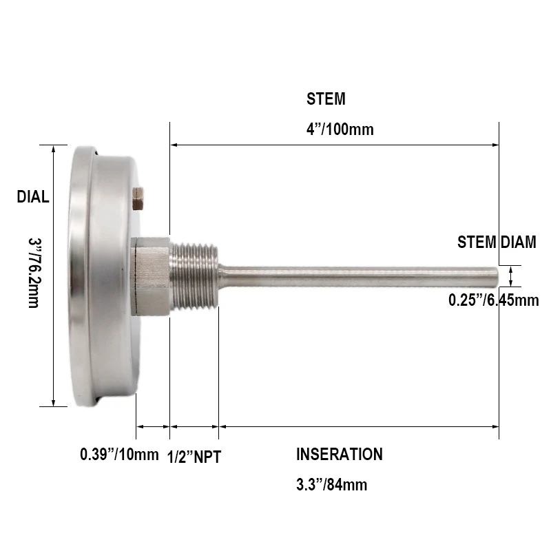 Dial Thermometer - 3\