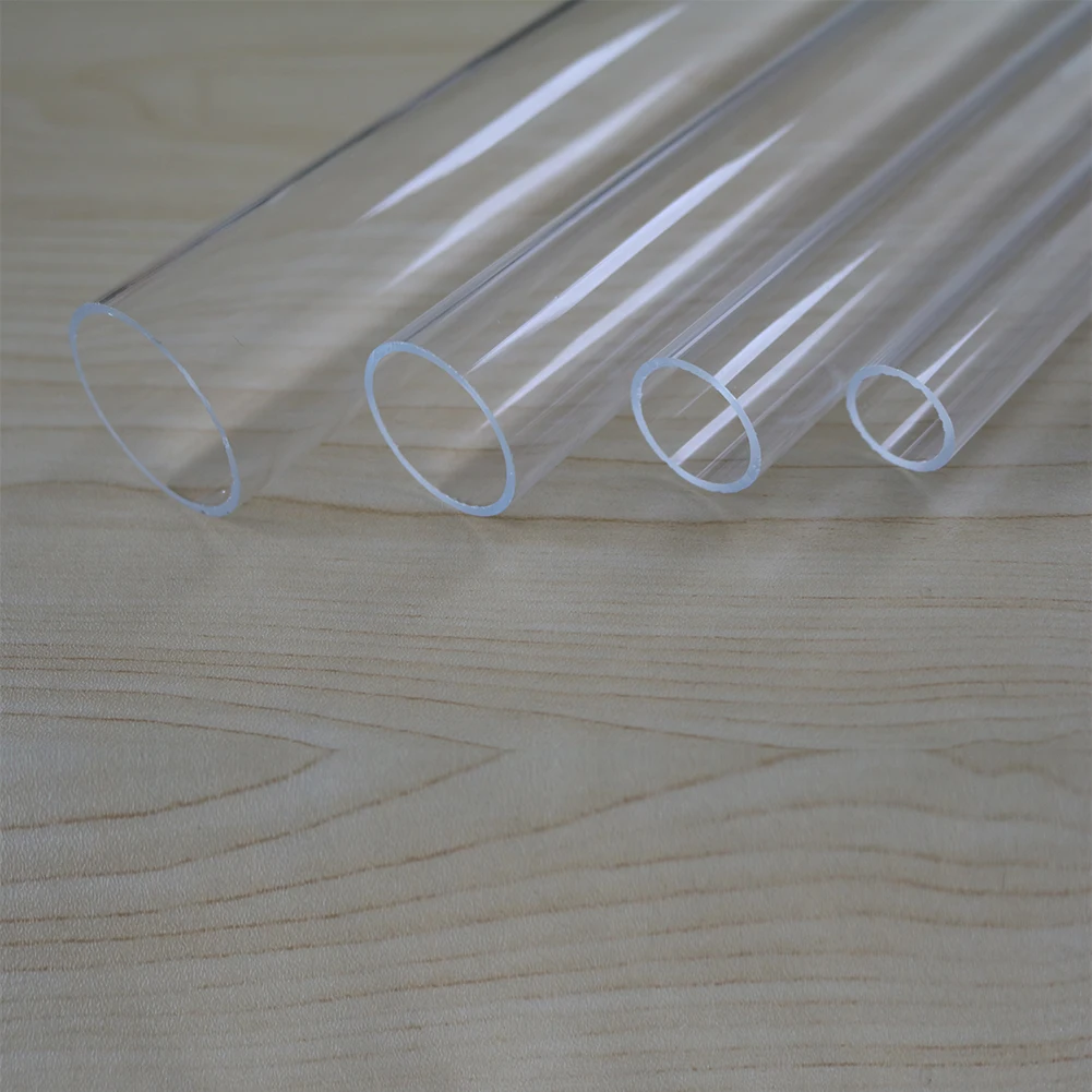 20mm 25mm 32mm 40mm transparent acrylic tube fish tank aquarium garden irrigation plexiglass tube 3pcs