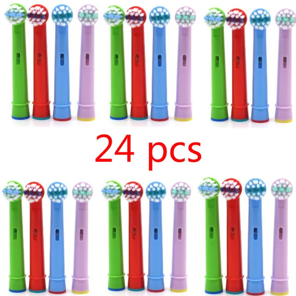 24pcs Tooth Brush Heads Replacement Children kids Brush Heads fit for Oral Pro-Health B Stages Dory Electric Toothbrush