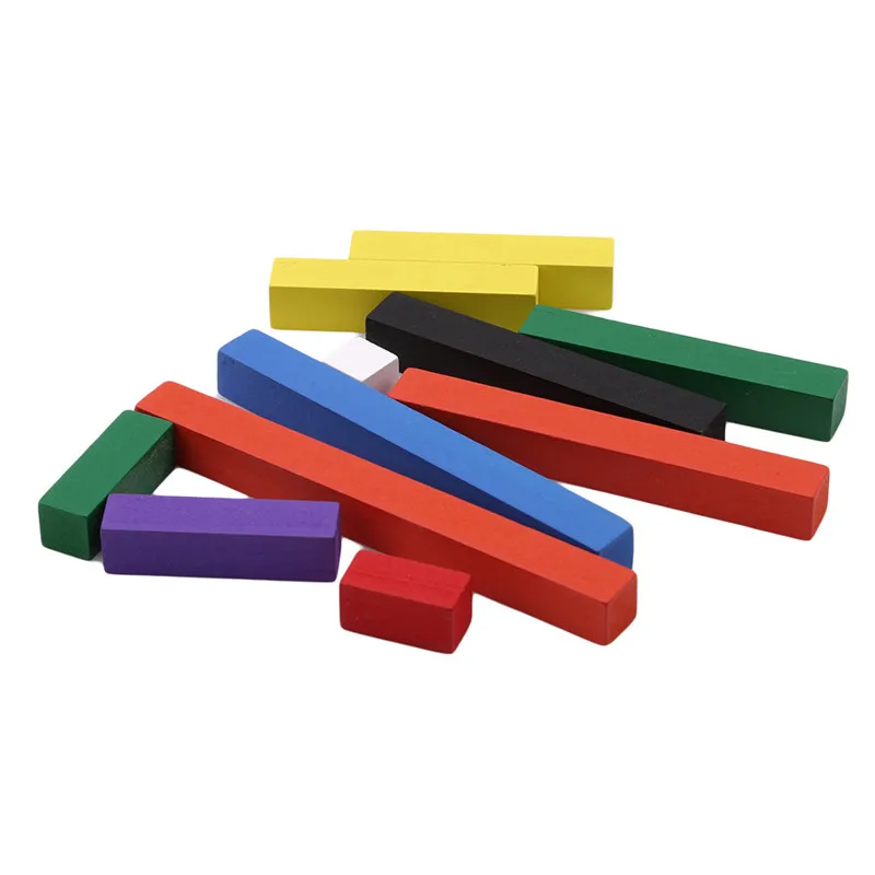 Montessori Materials Wooden Math Toys 1-10cm Number Sticks Colorful Ascending Count Stick Preschool Education Christmas