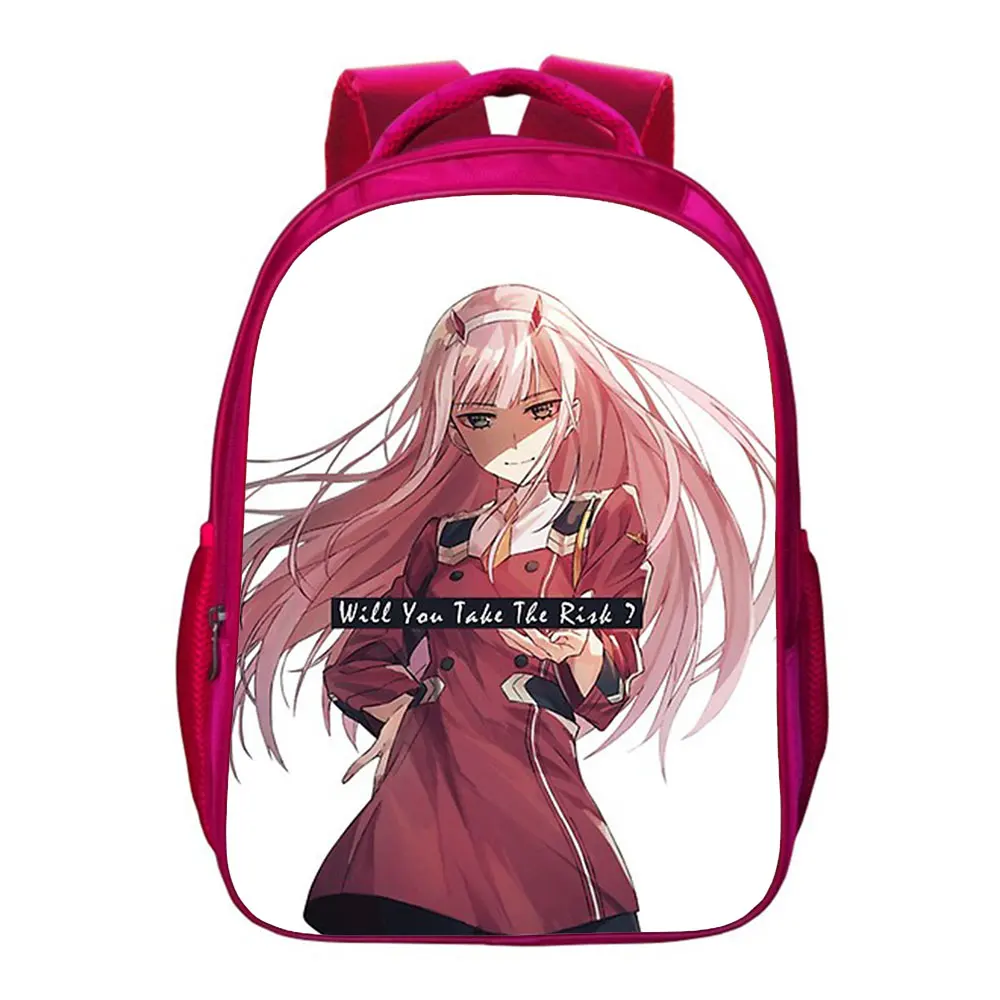 

Рюкзак Darling In The FranXX с аниме, детские подарки, школьные сумки для подростков, рюкзак для книг, мультяшный дорожный Повседневный Рюкзак, 16 дюймов, новинка 2021